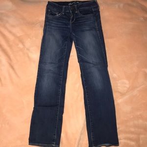 American Eagle AE Stretch Straight Jeans - 2 Sho…